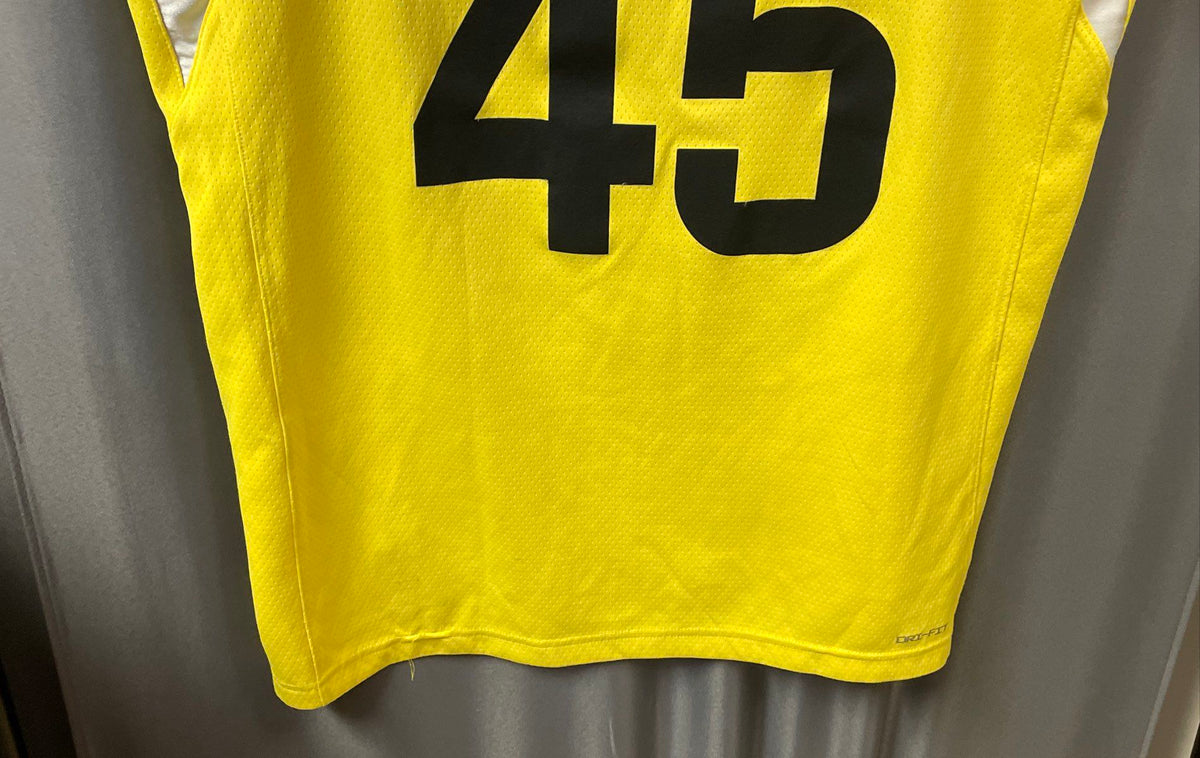 Nike Men's Utah Jazz Donovan Mitchell #45 Swingman Jersey Yellow Icon Edition 48