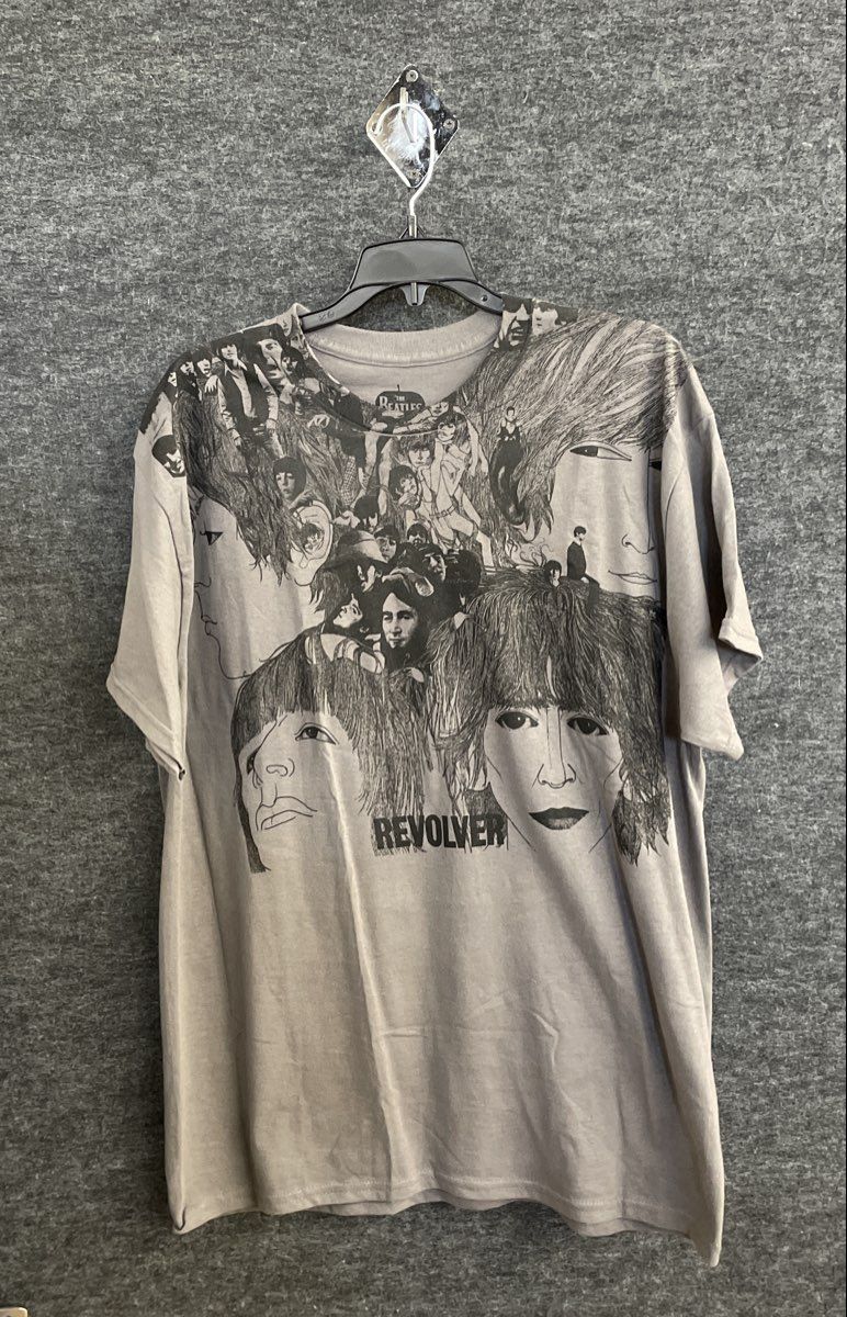 The Beatles Revolver Album Cover T-Shirt Reprint Apple Corps Ltd Sz L