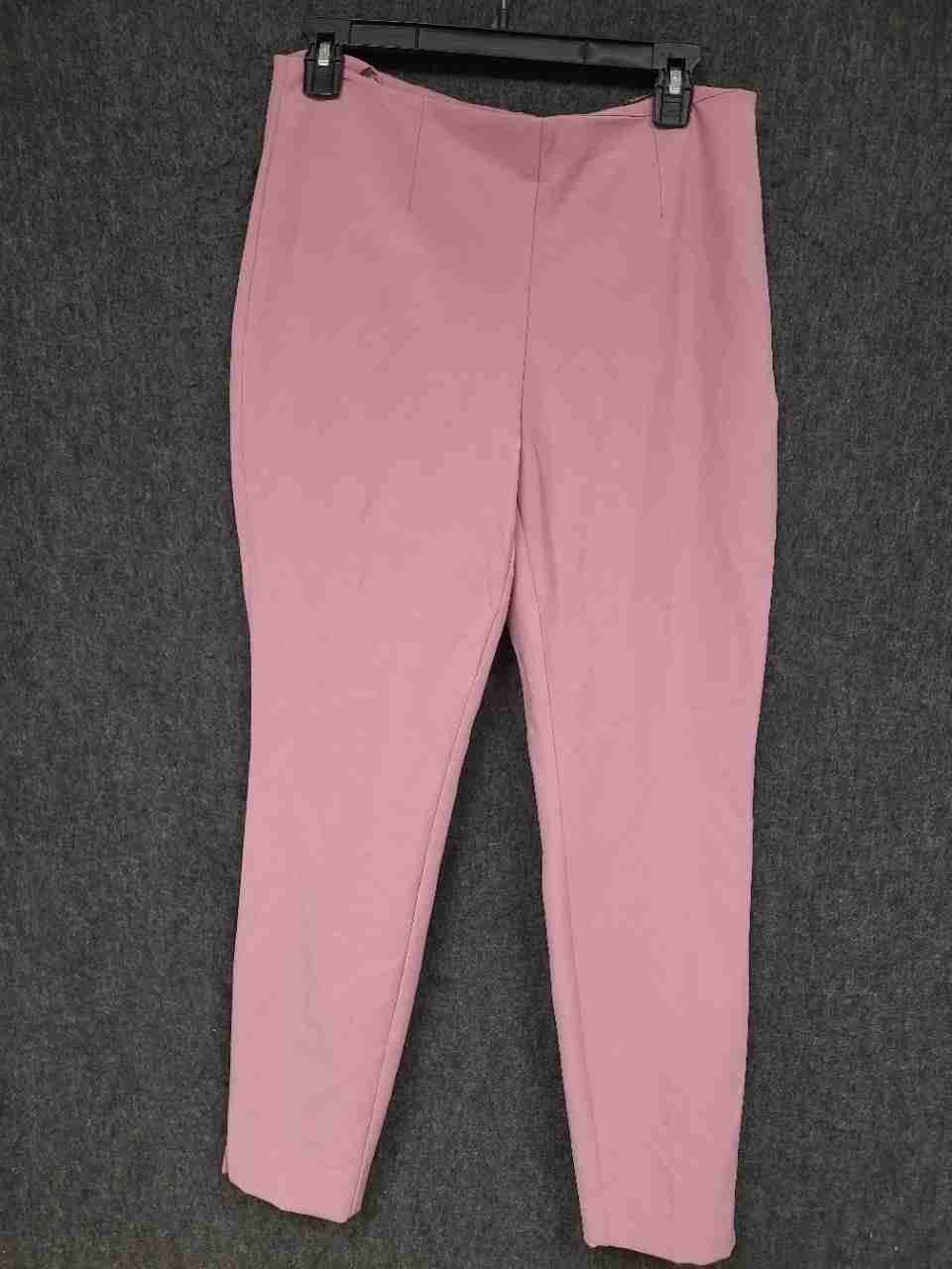 White House Black Market Women's The Skinny Pants Mineral Pink Stretch Sz 8R NWT