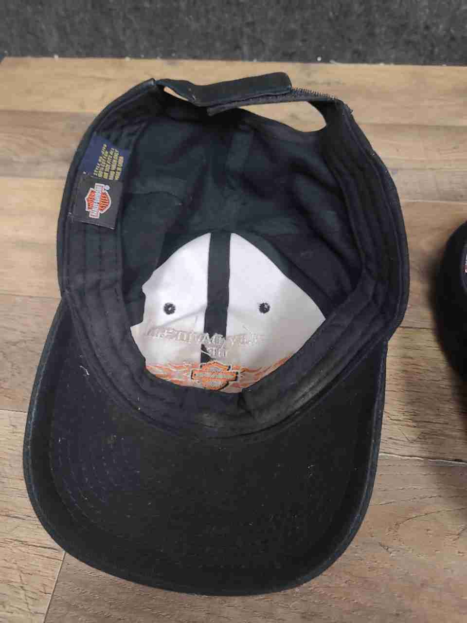 Lot of 2 Harley-Davidson Dealership Hats New York City & Wisconsin Caps OSFA