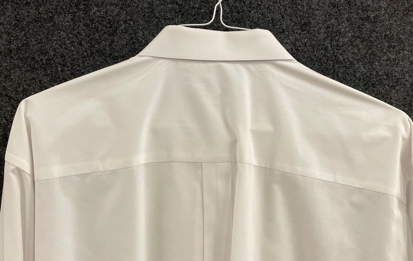 Daniel Ellissa Men's White Pleated Front Tuxedo Shirt French Cuffs 18.5 34-35