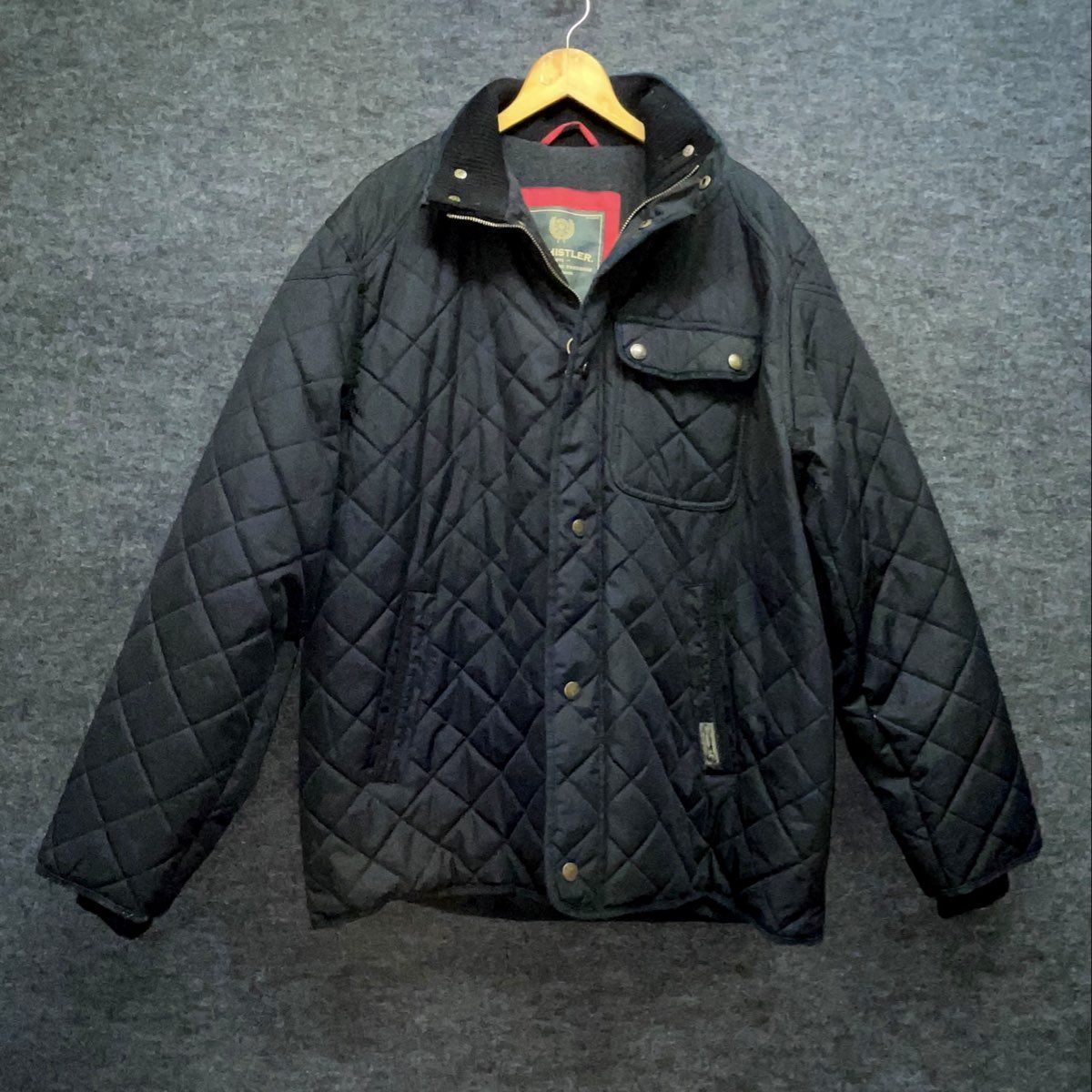 J. Whistler Men's Black Quilted All Weather Core System Jacket Size XXL