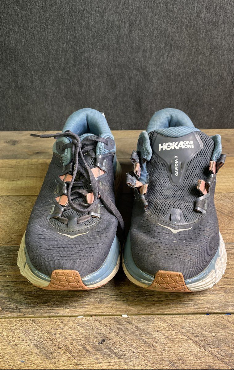 Hoka One One Gaviota 3 Obsidian Rosette Running Shoes Women's Size 8.5B