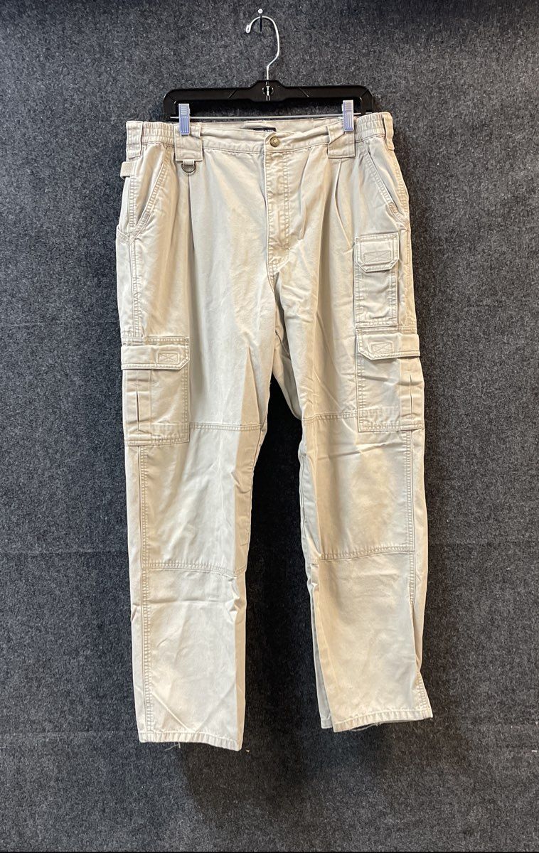5.11 Tactical Men's Brown Cotton Canvas Cargo Pants Style 74251 Sz 36x32