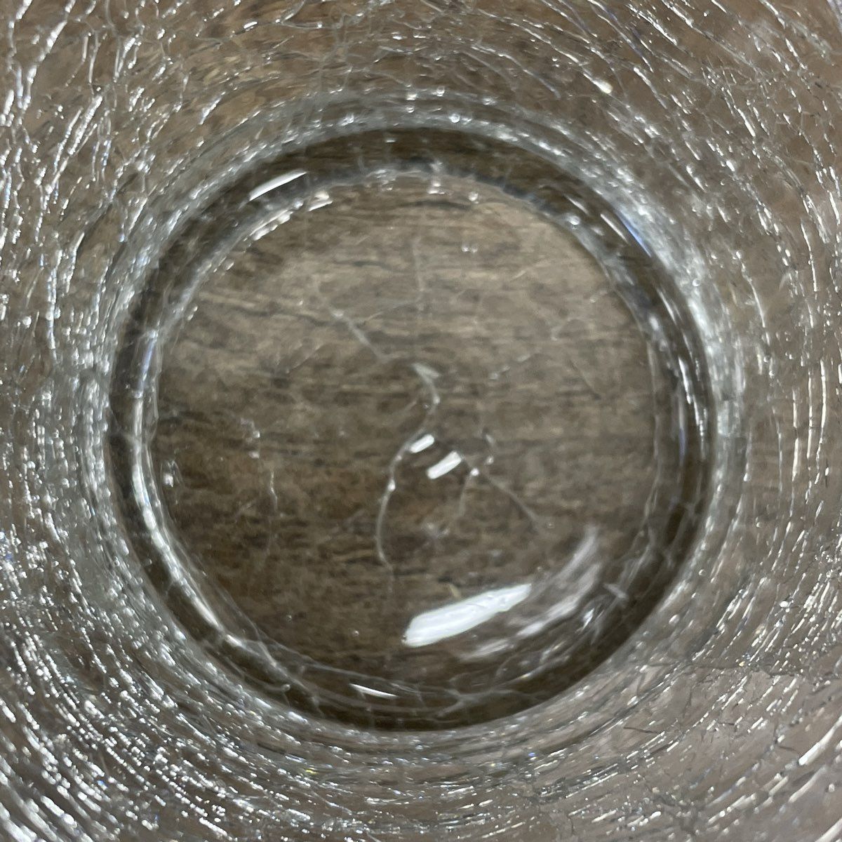 (4) Vintage-style Crackled Glasses