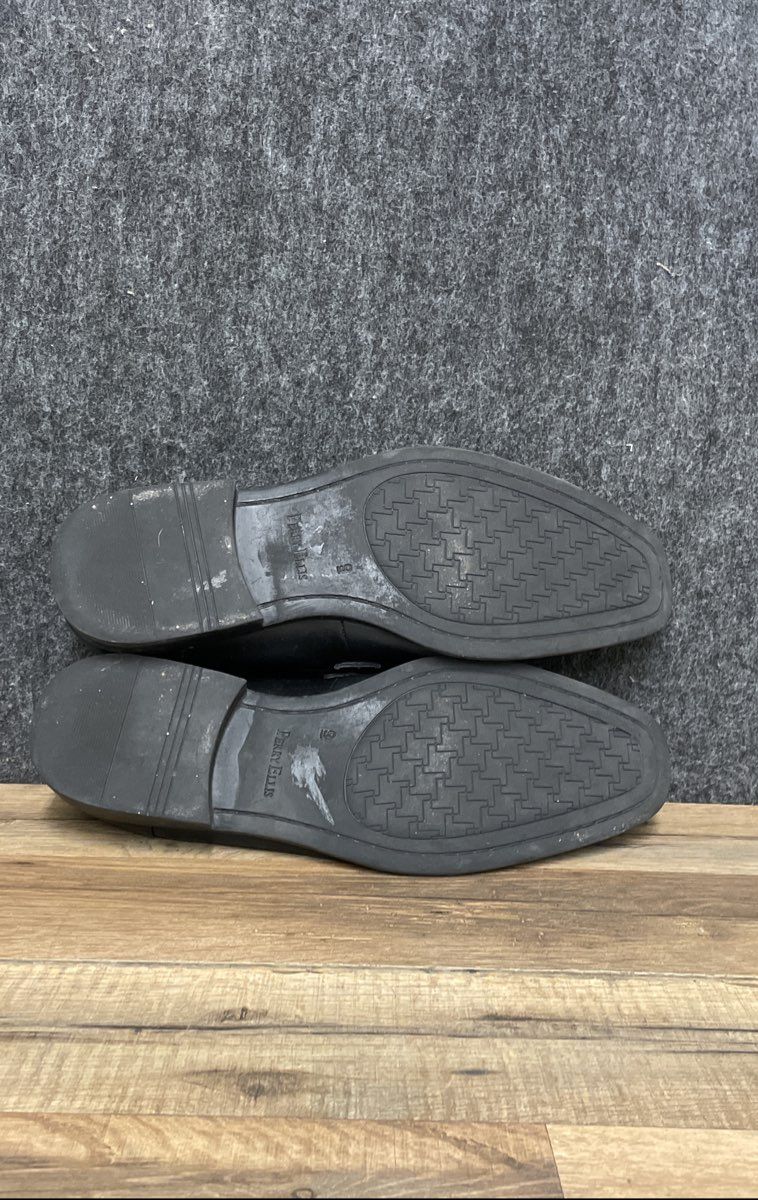 Perry Ellis Portfolio Justin Black Slip-on Dress Shoes Size 9