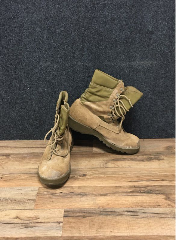 Belleville 390 DES Military Tactical Tan Suede Desert Boots Men's Size 10W