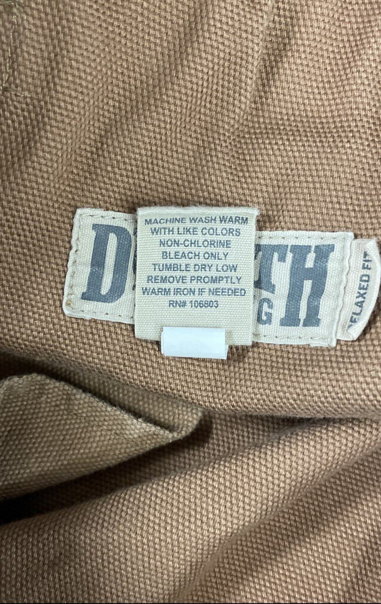 Duluth Trading Co Men's Brown Fire Hose Cotton Relaxed Fit Cargo Pants Sz 48x34