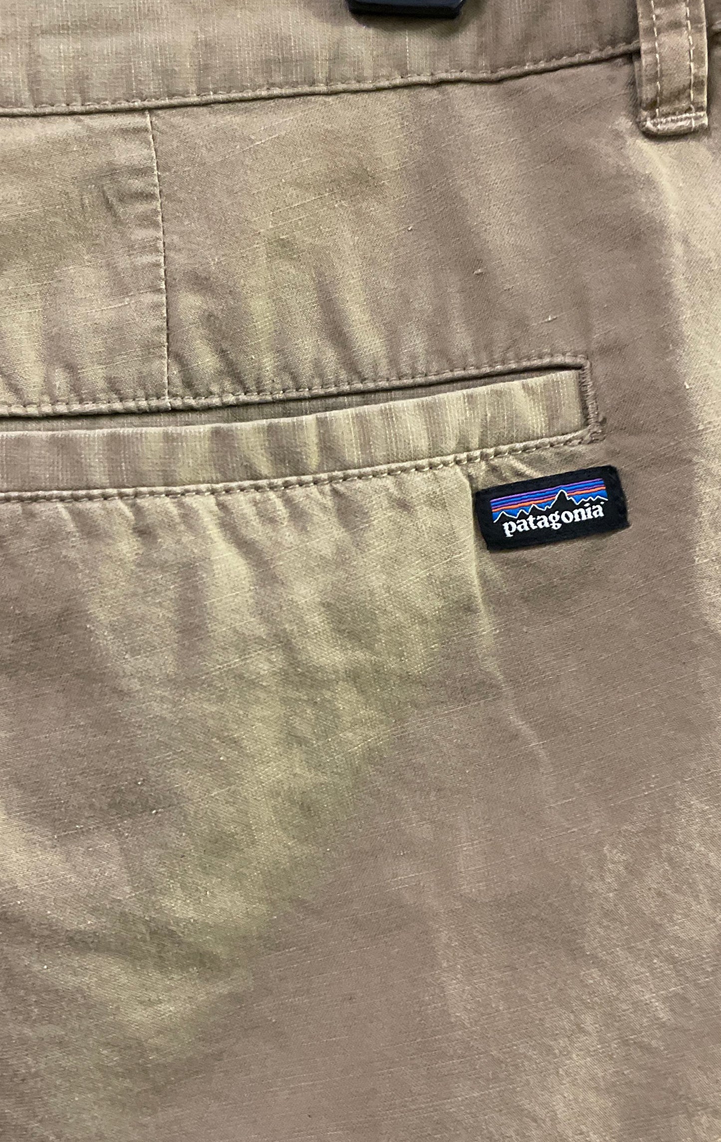 Patagonia Men's Khaki Organic Cotton Hemp All-Wear Shorts Sz 36