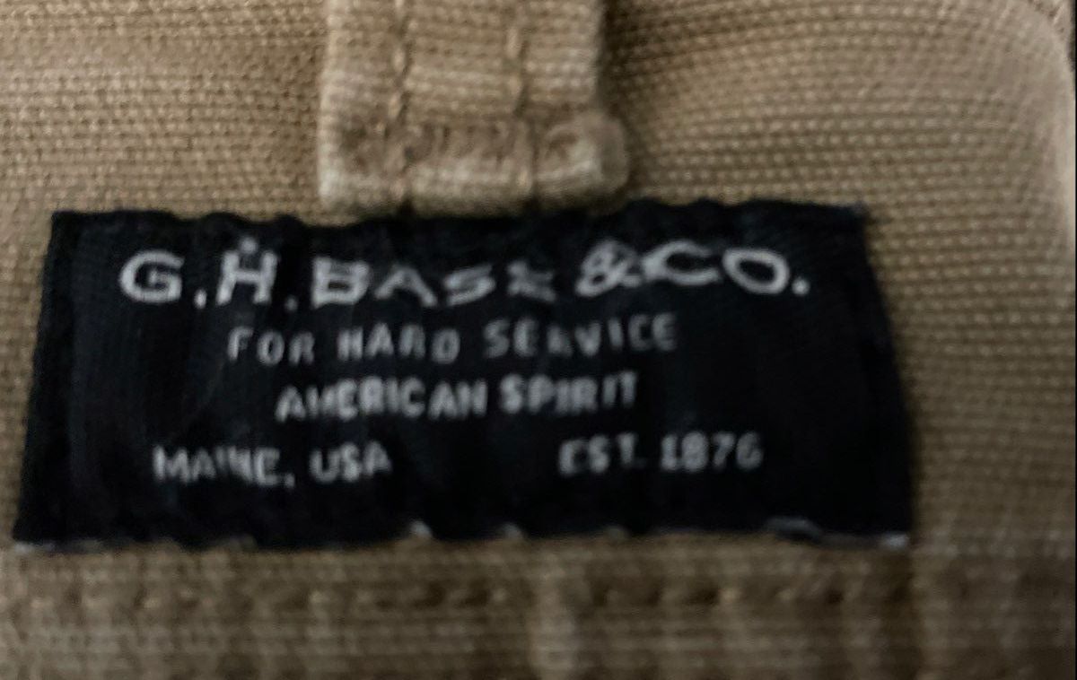 G.H. Bass & Co. Men's Tan Hard Service Canvas Utility Work Pants Size 36x32