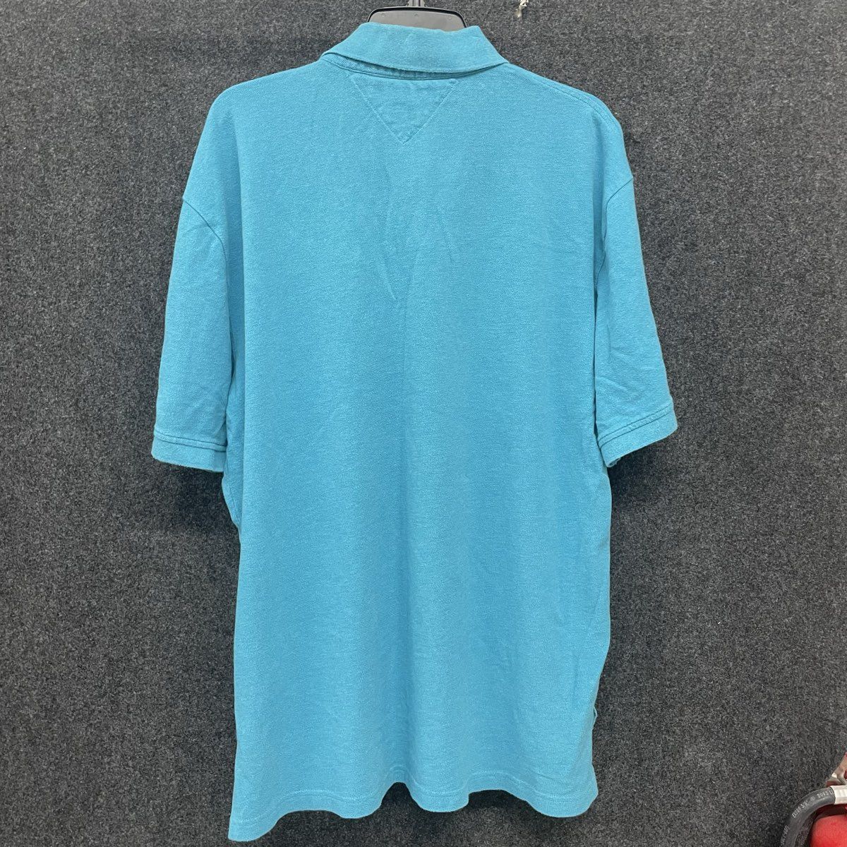 Tommy Hilfiger Men's Turquoise Polo Shirt Classic Fit Embroidered Logo Sz L NWT