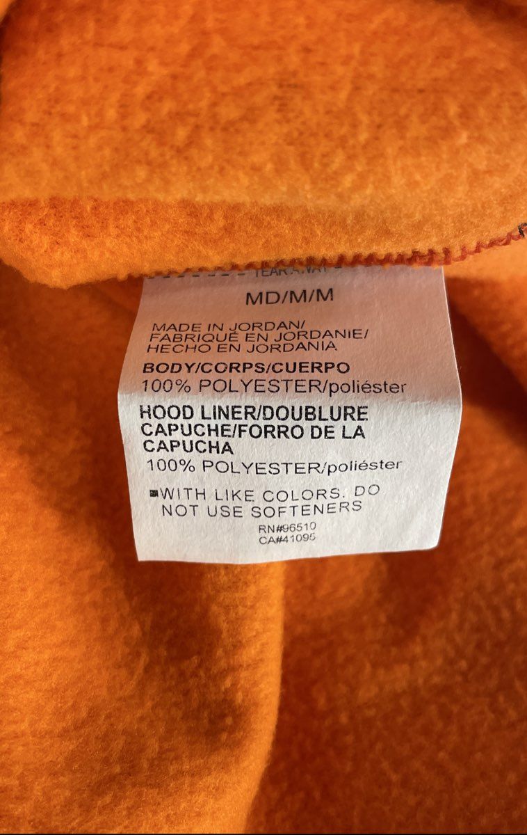 Under Armour Men's Hoodie Orange Heather ColdGear Armour Fleece Pullover NWT M