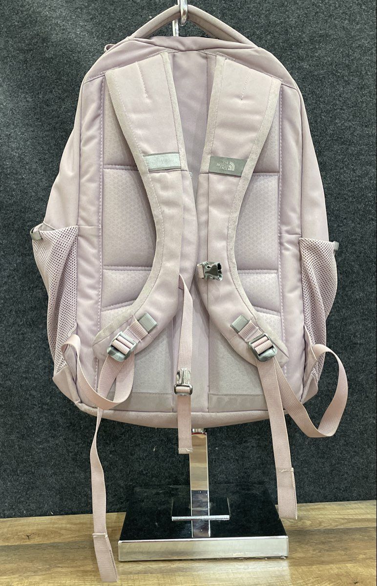 The North Face Pink Jester Backpack FlexVent Bungee Outdoor Daypack