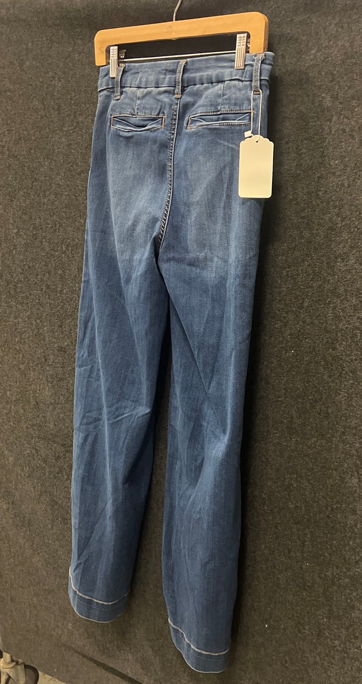 BCBGeneration Women's Blue High Rise Wide Leg Trouser Jeans Size 7/28