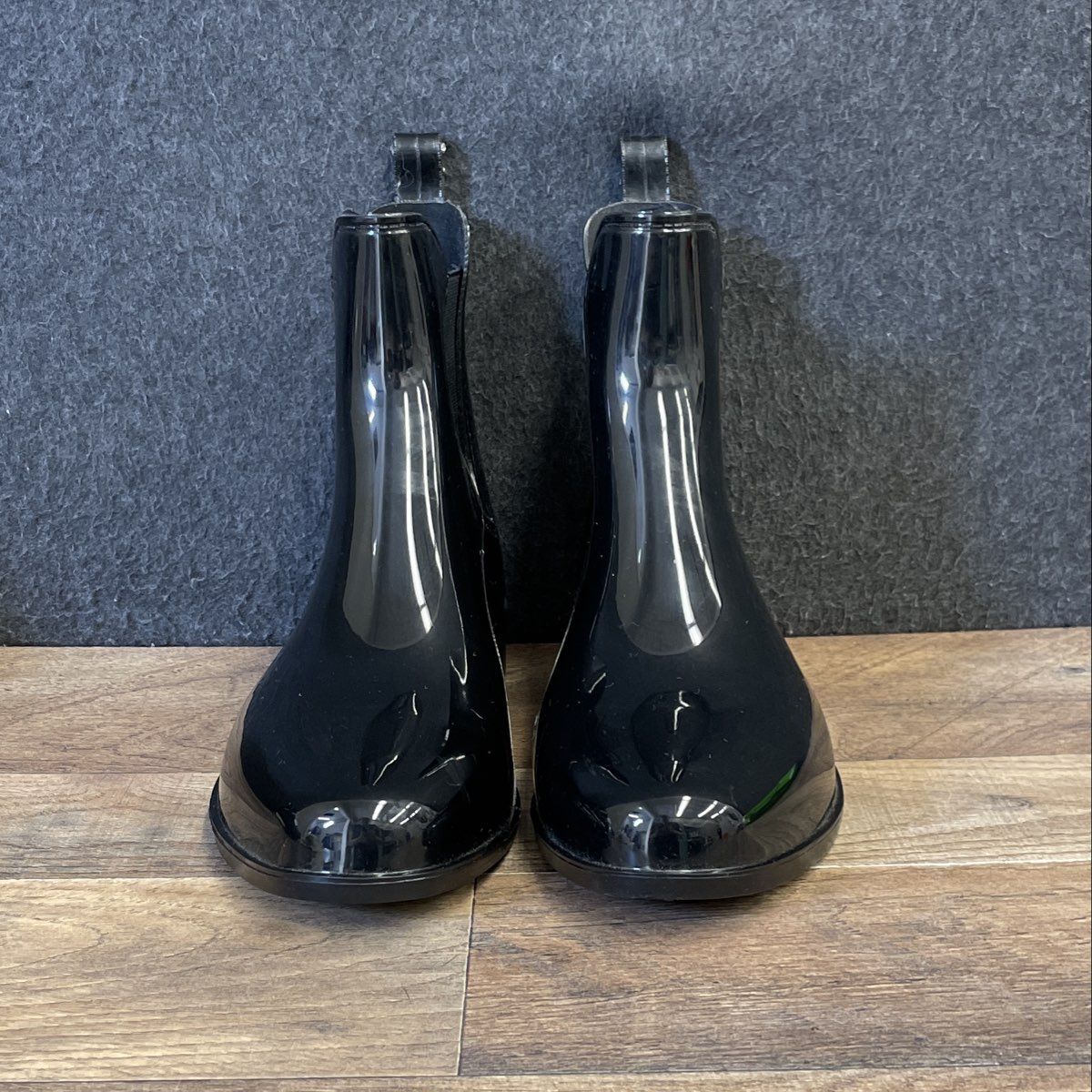 Lauren Ralph Lauren Tally-Bo-Rai Black Chelsea Rain Boots Women's Size 7B