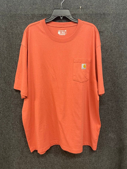 Carhartt Men's Rust Loose Fit Heavyweight Cotton Pocket T-Shirt Model K87 Sz XL