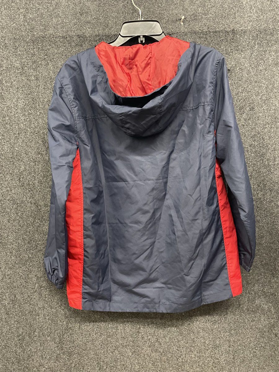 Tommy Hilfiger Boy's Navy Blue Red Popover Windbreaker Jacket XL 18/20 NWT