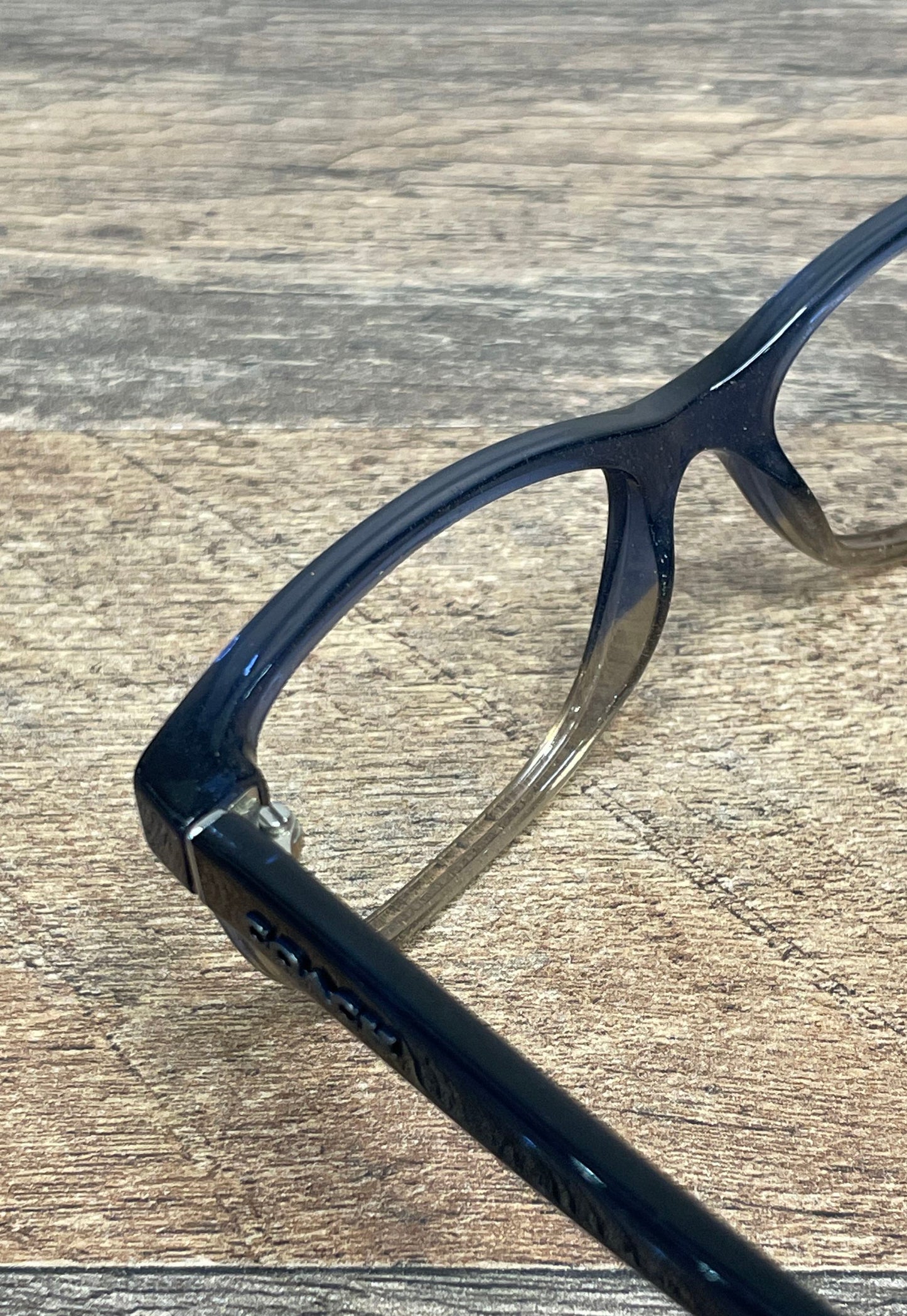 Coach HC 6089 Eyeglass Frames Denim Taupe Glitter Gradient 51-16-135 Owl Case