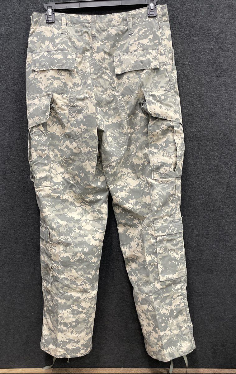 US Army Men's ACU Digital Camo Army Combat Uniform Trousers Insect Guard Med Reg