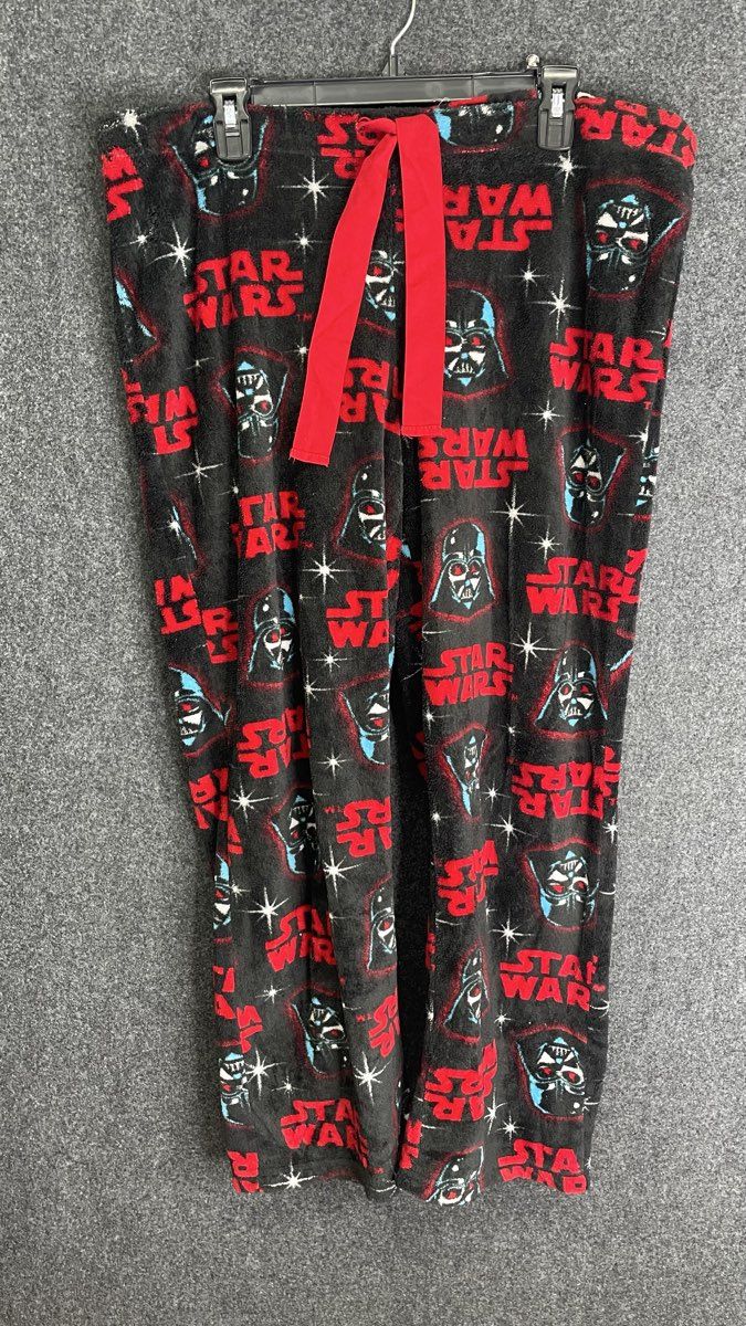 Star Wars Men's Black Fleece Darth Vader Pajama Pants Sleepwear Size XL