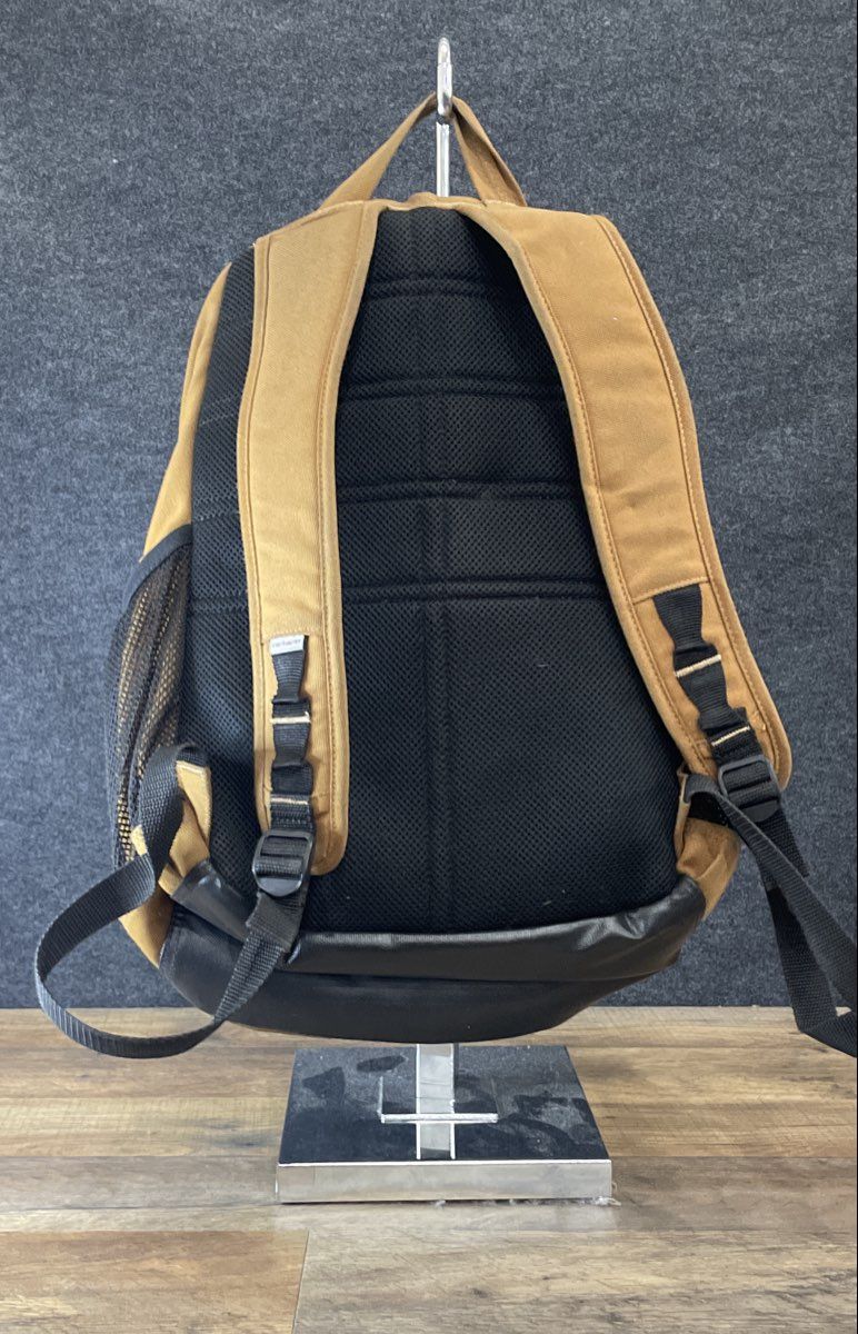 Carhartt Brown Heavy Duty Canvas Multi-Compartment Utility Laptop Backpack