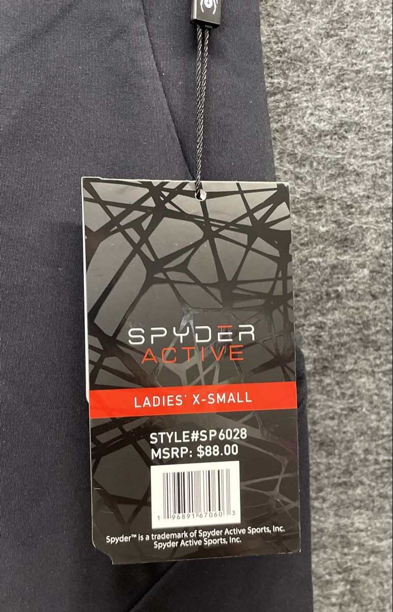 Spyder Women's Dark Blue High Waist Active Leggings Style SP6028 NWT Sz XS