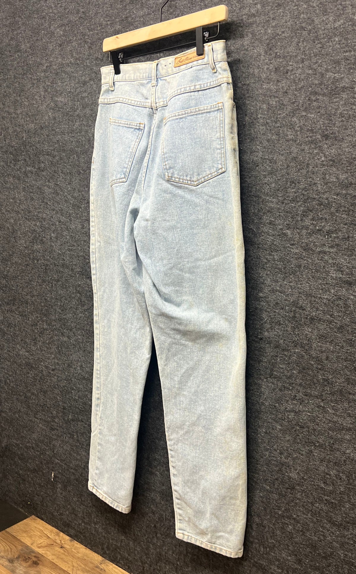 Vintage 90s Bill Blass Women's Easy Fit Light Wash Mom Jeans Tapered Sz 10