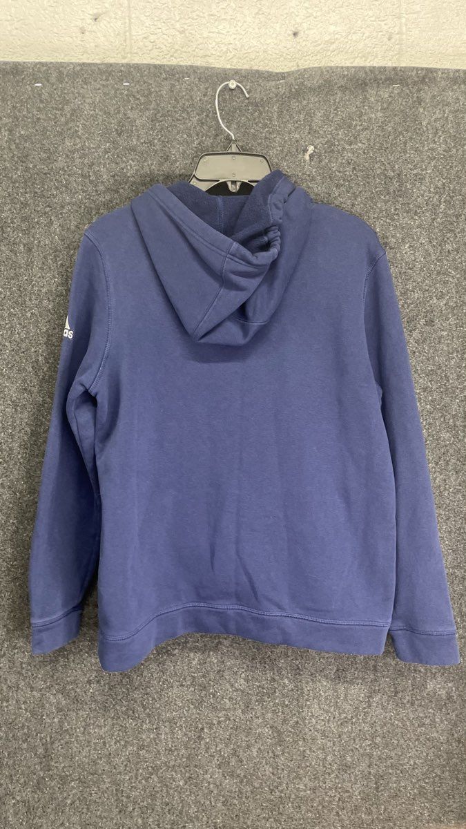 Adidas Men's Navy Blue GP9855 Side Pocket Performance Fleece Hoodie Sz L