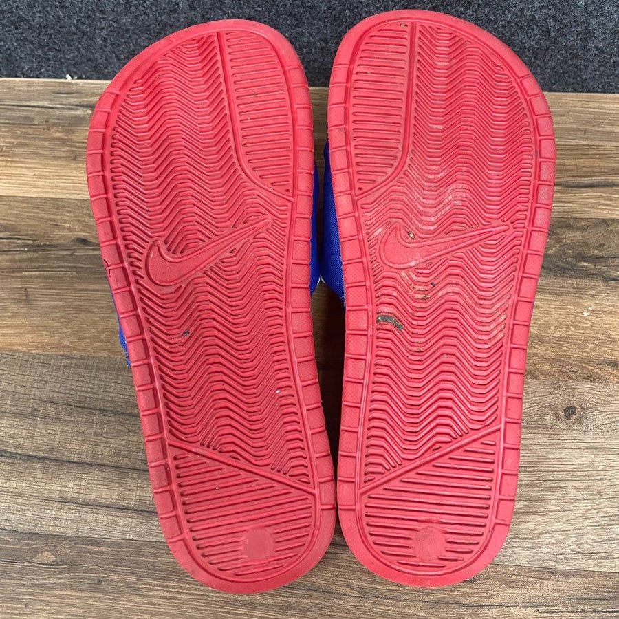 Nike Benassi JDI Fanny Pack Slides Red Blue White AO1037-601 Men's Size 7