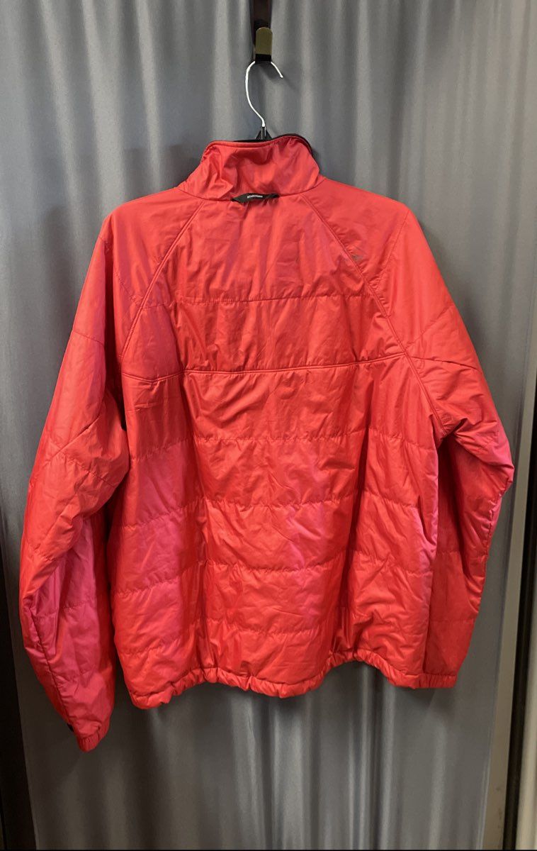 Columbia Men's Red Interchange Quilted Puffer Jacket Full Zip Insulated Sz XL