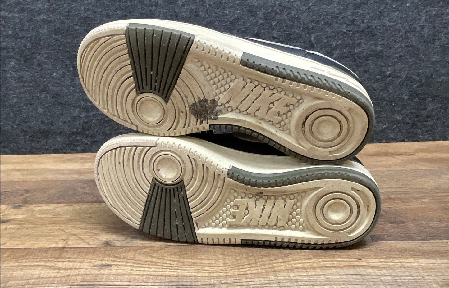 Nike Court Vision Alta Black White Olive Women's Low Top Sneakers Size 8