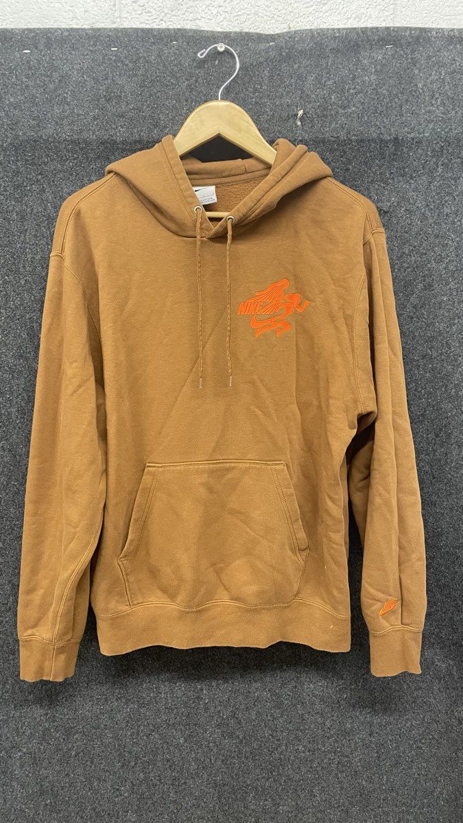 Nike Men's Brown Club Victory Graphic Pullover Hoodie Size Large