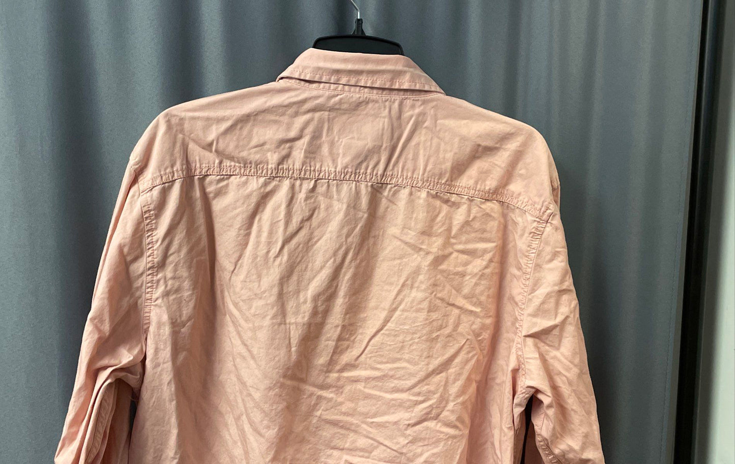 American Rag Men's Pink Long Sleeve Cotton Button Down Shirt Sz XL