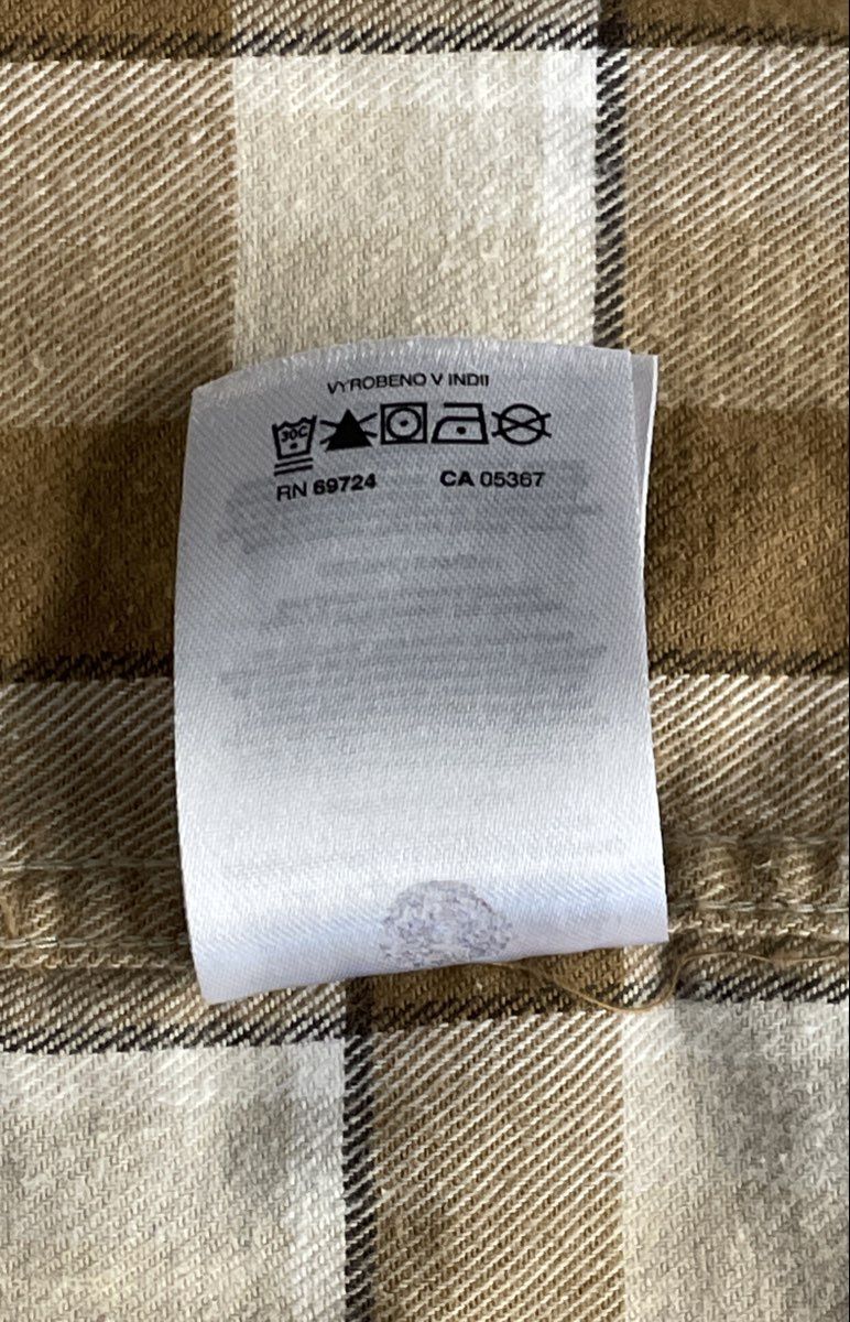 Columbia Men's Long Sleeve Button Down Shirt Tan Brown Plaid Stretch Sz XL