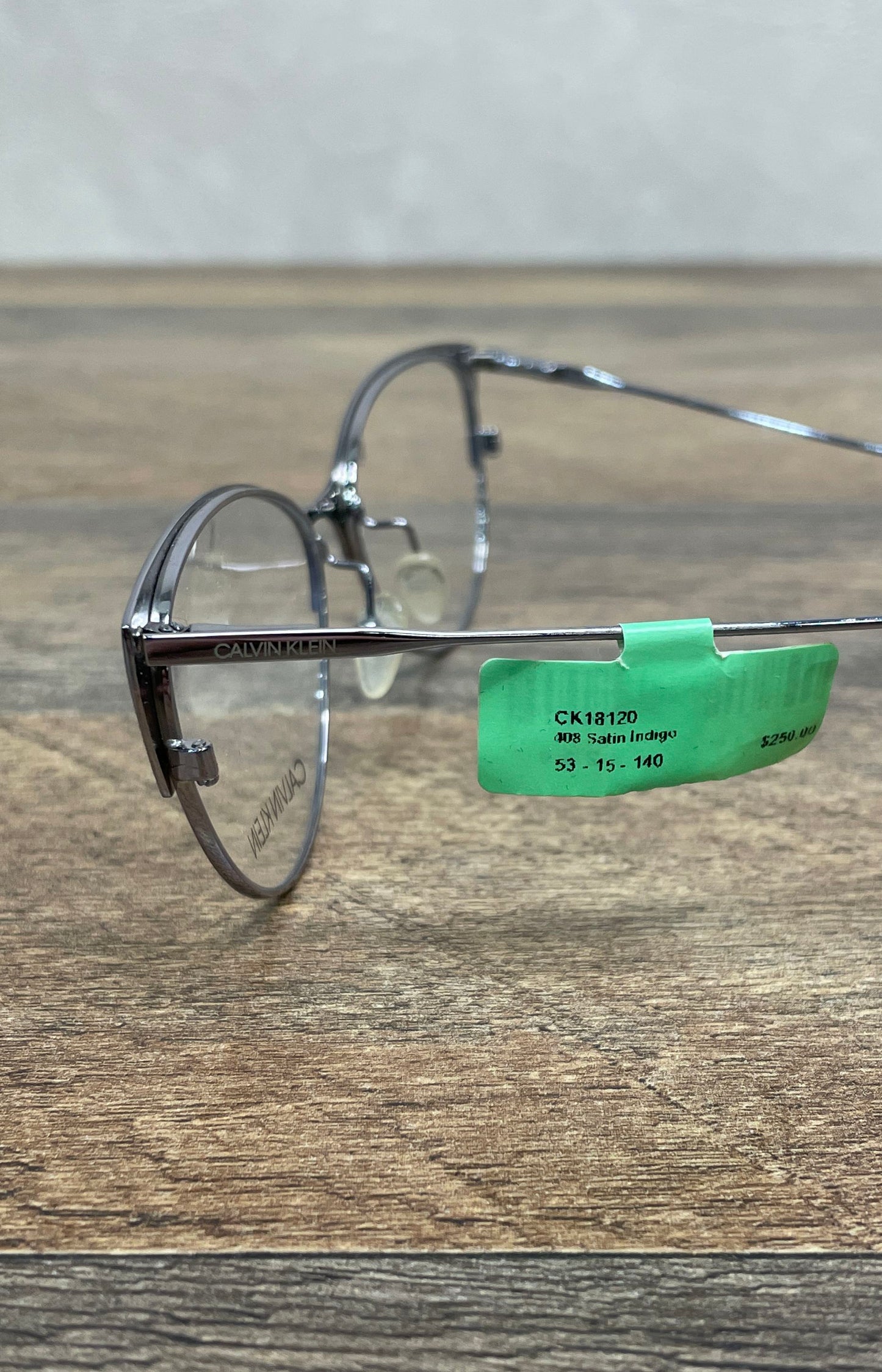Calvin Klein Women's Eyeglasses Frames Satin Indigo Blue CK18120 NWT 53-15-140