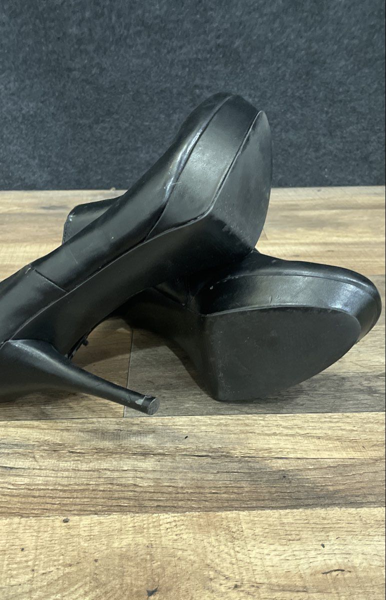 Marc Fisher Enlight Black Platform Stiletto Heel Ankle Booties Size 9.5