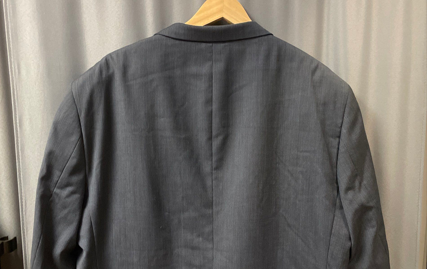 Blair Underwood Men's Blue 100% Wool Slim Fit Blazer Sport Coat NWT Sz 50L
