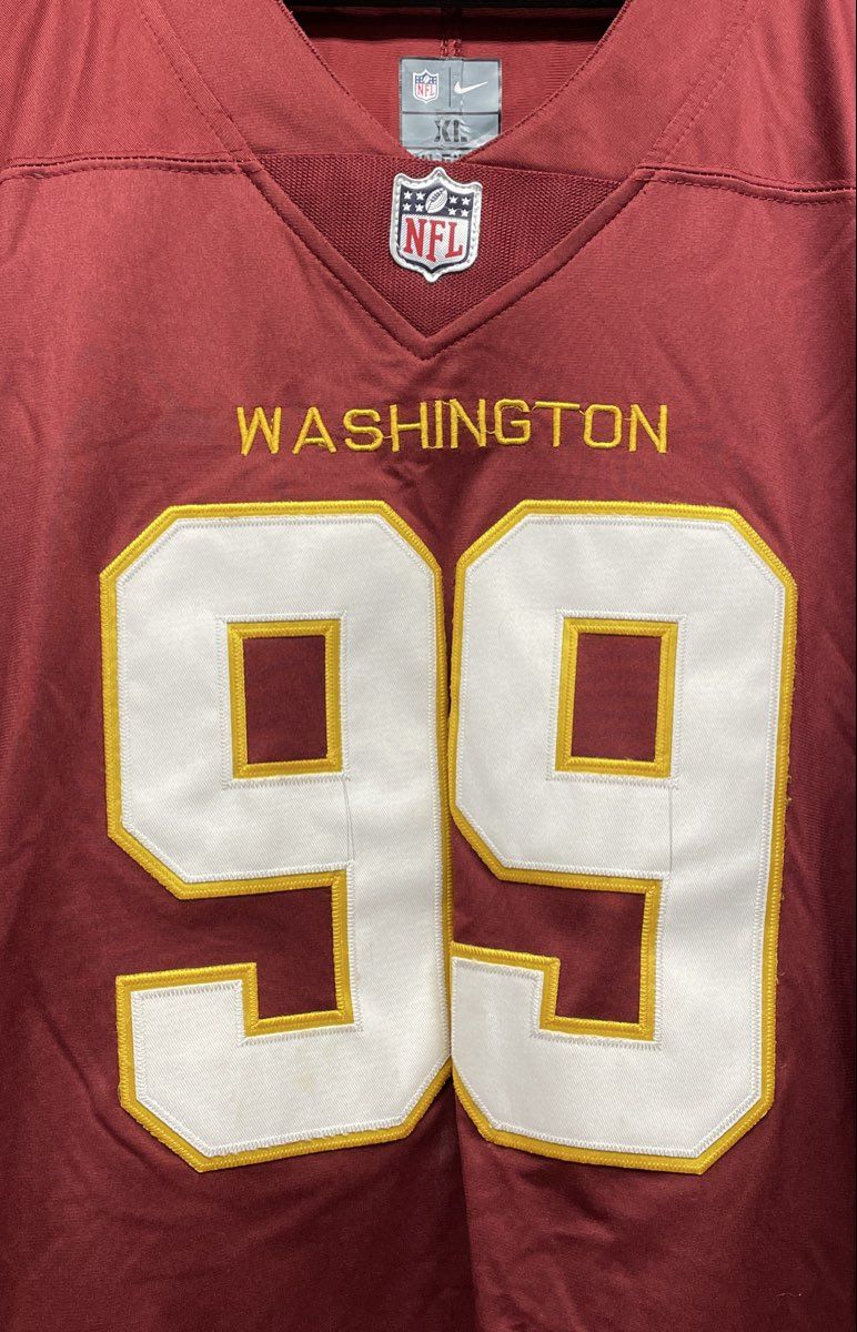 Nike Men's Washington Football Team Chase Young #99 Game Jersey Burgundy Sz XL