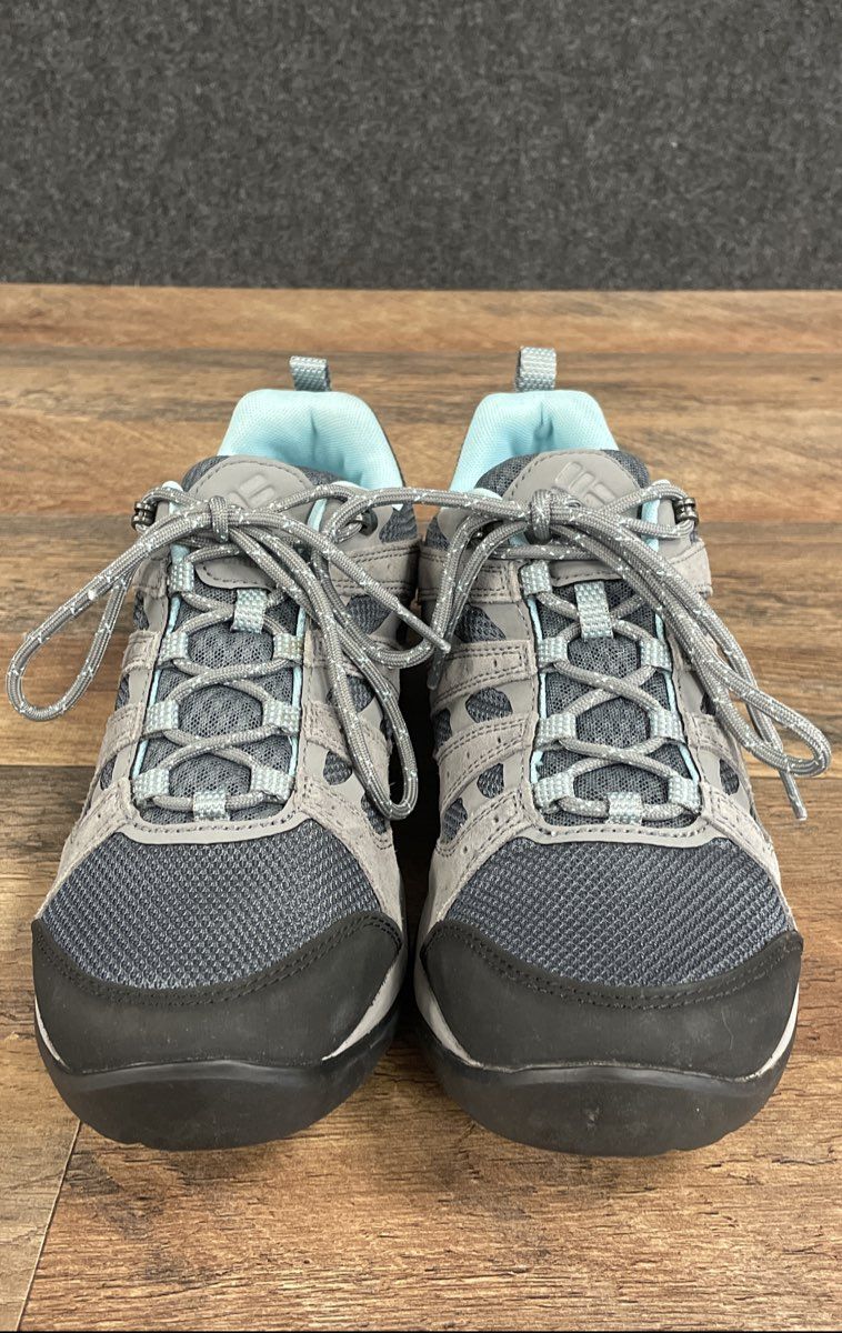 Columbia Redmond V2 Waterproof Graphite Iceberg Hiking Shoes Women's Size 9.5