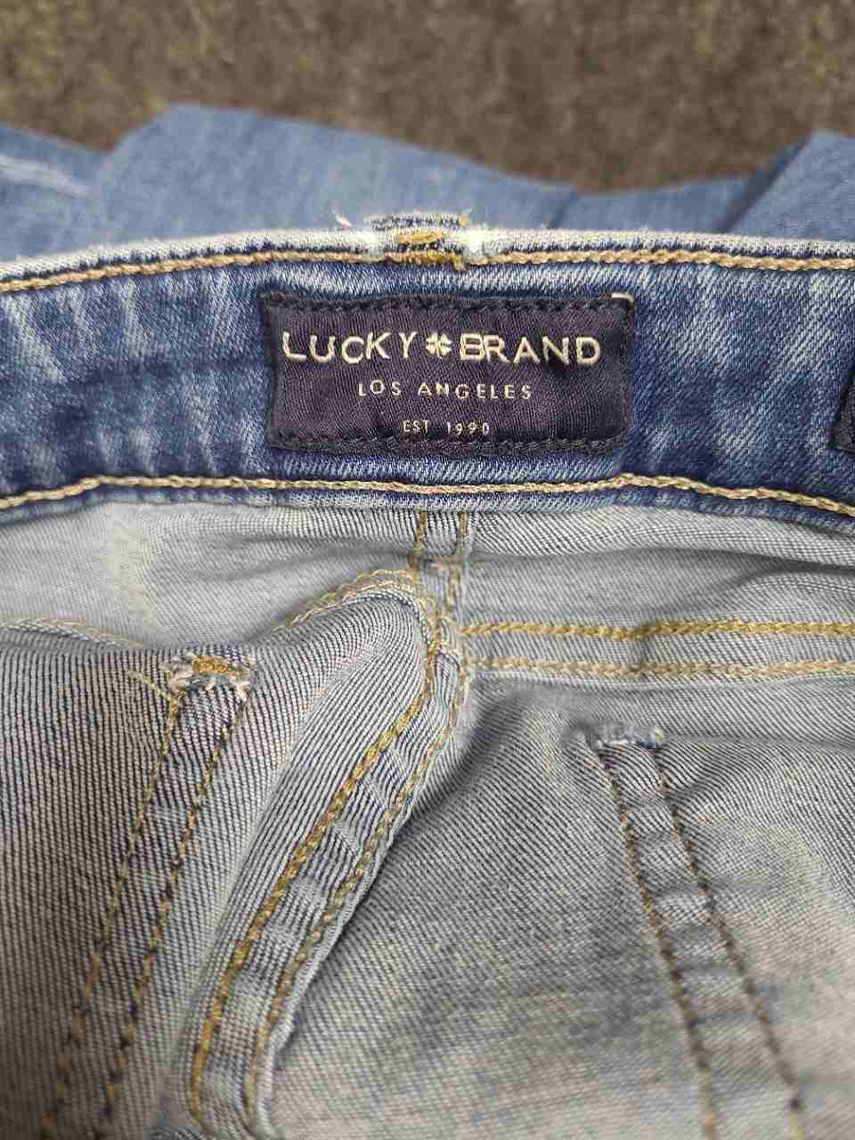Lucky Brand Women's Blue Bootcut Jeans Faded Mid Rise Sz 8/29 Regular