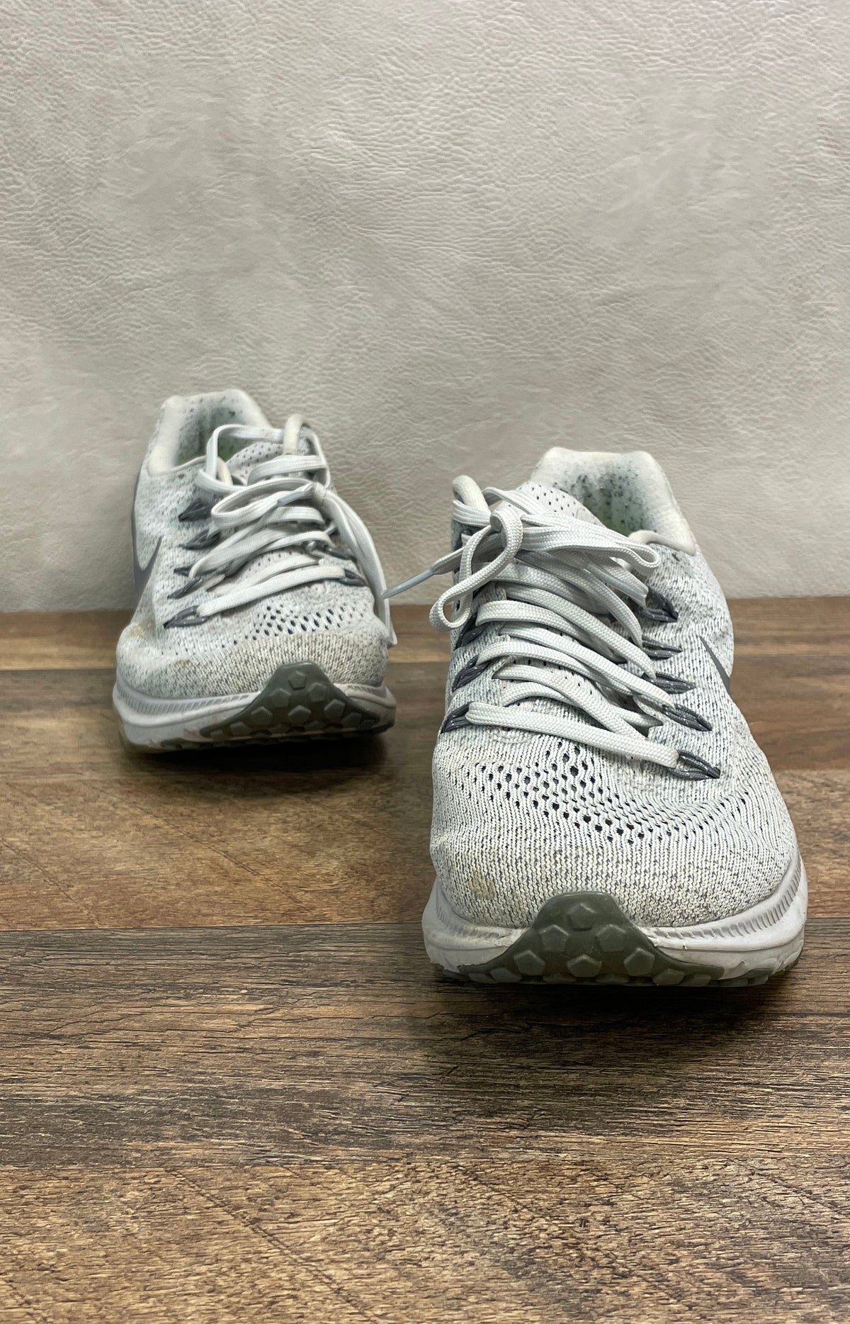 Nike Air Zoom Pegasus 34 Wolf Grey Running Shoes Women's Size 8 878671-010