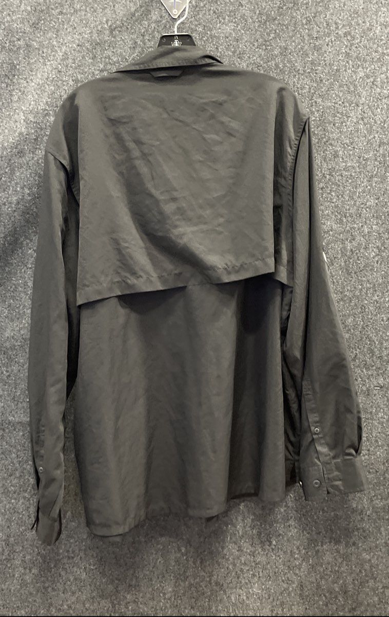 Realtree Men's Black Vented Performance Fishing Button Up Shirt Sz XL