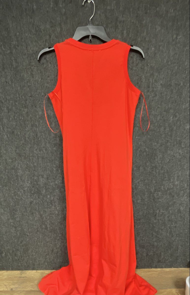 Philosophy Women's Petite Sleeveless Tank Maxi Dress Red Sz PS NWT
