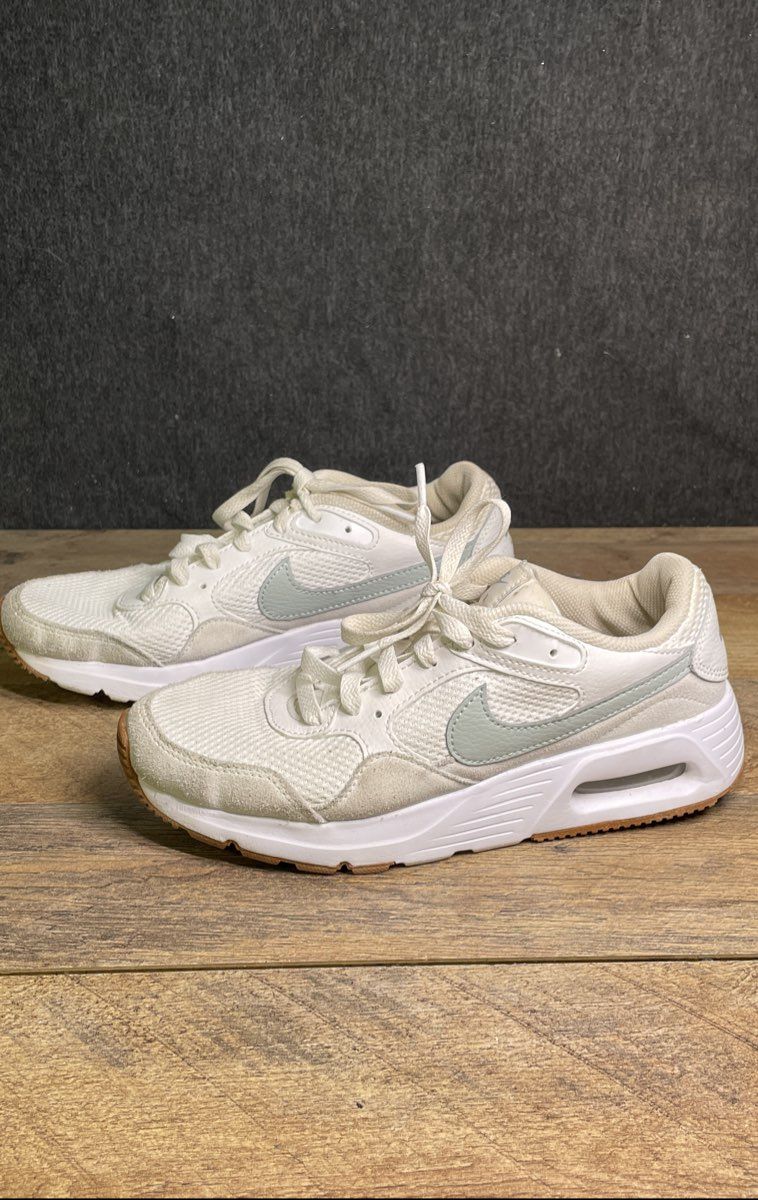 Nike Air Max SC White Light Green Gum Casual Sneakers Women's Size 7