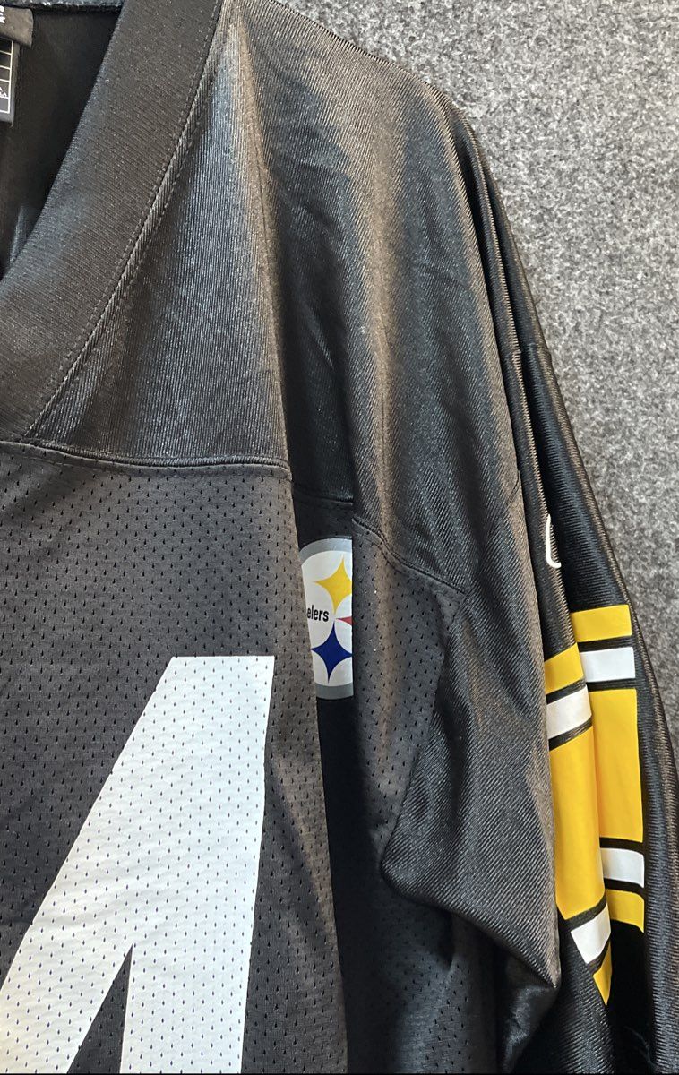 Reebok Men's Black Pittsburgh Steelers Lawrence Timmons 94 NFL Jersey Sz L