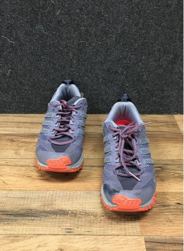 Adidas Kanadia 5 TR Grey Pink Orange Women's Trail Running Shoes Size 10