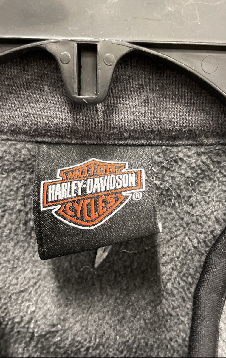 Vintage 2005 Harley-Davidson Danbury CT Quarter Zip Fleece Pullover Sz L/XL