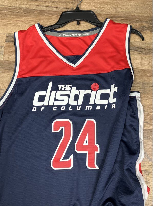 Fanatics Men's Washington Wizards Corey Kispert 24 Jersey Blue Red Sz XL