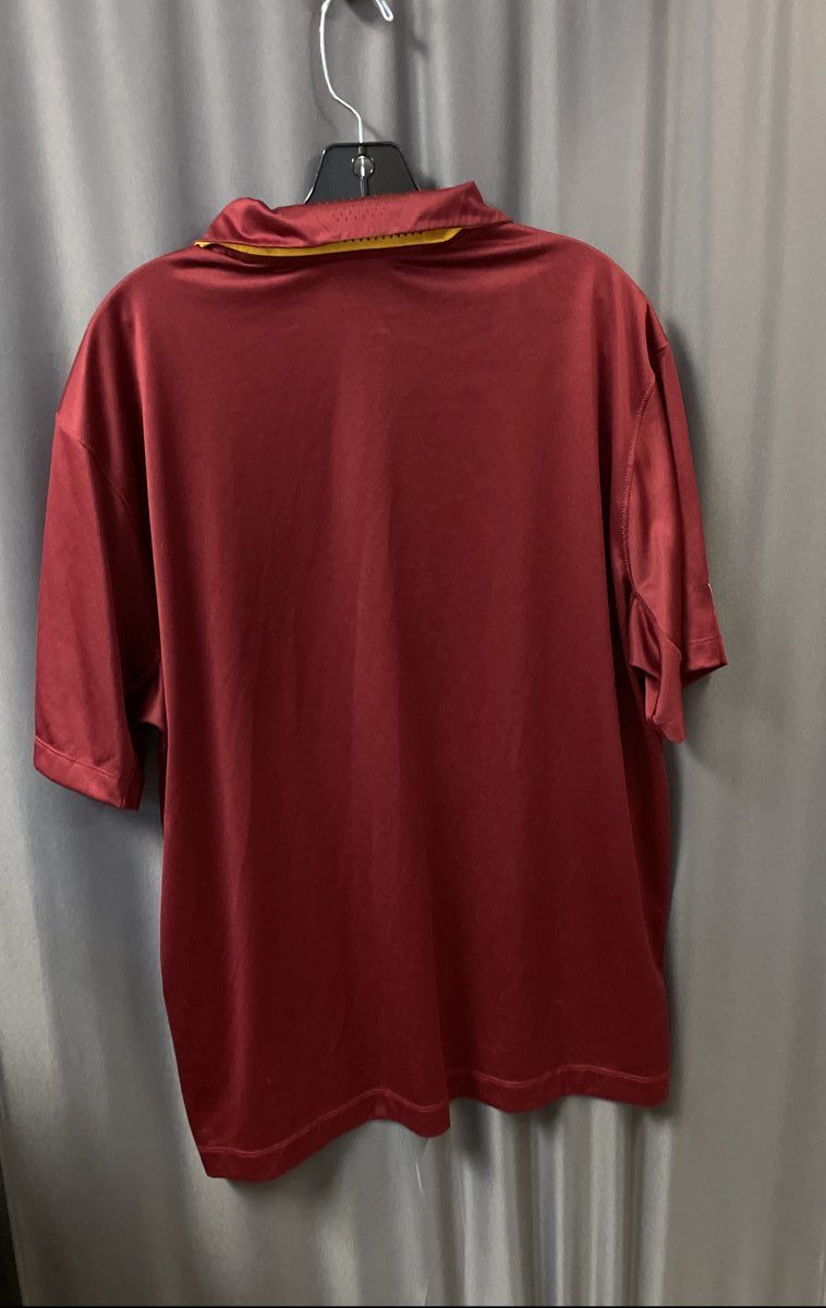 Nike Men's Washington Redskins NFL On Field Dri-Fit Polo Burgundy Sz XL