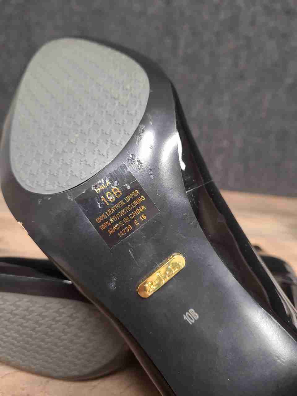 Lauren Ralph Lauren Nala Black Patent Leather Heels Pumps Size 10B